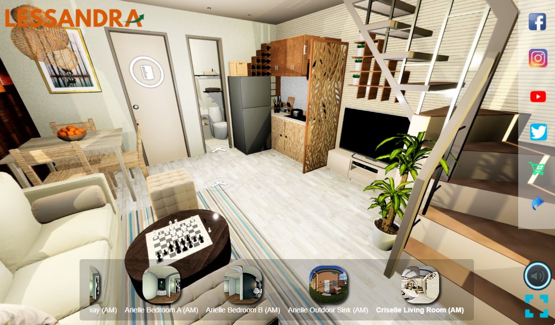Access Lessandra's Virtual Tour Interior with Streamtech's home wifi plan