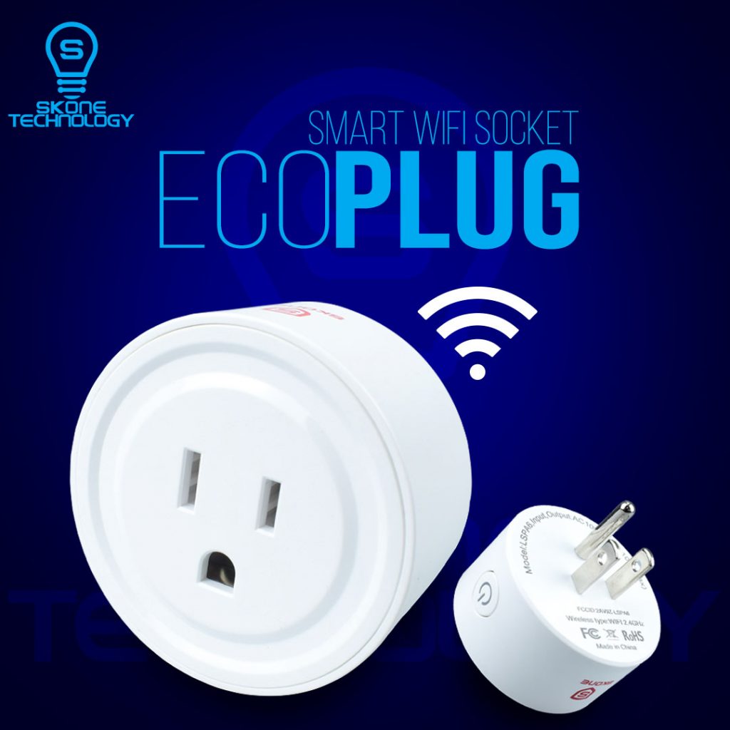 Ecoplug smart gadget - operate through Streamtech - fiber internet connection