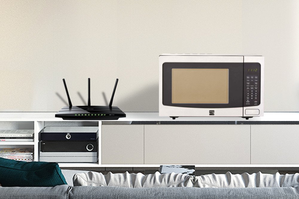 microwave interferes with wifi signal - Streamtech fiber internet