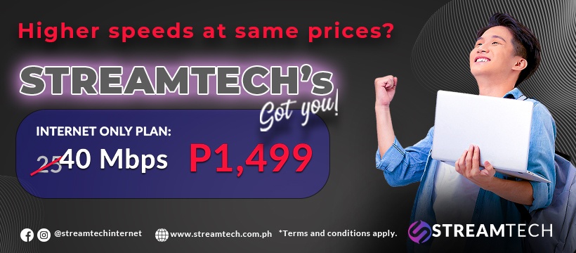 Extended Faster Fiber Internet Promo - Streamtech