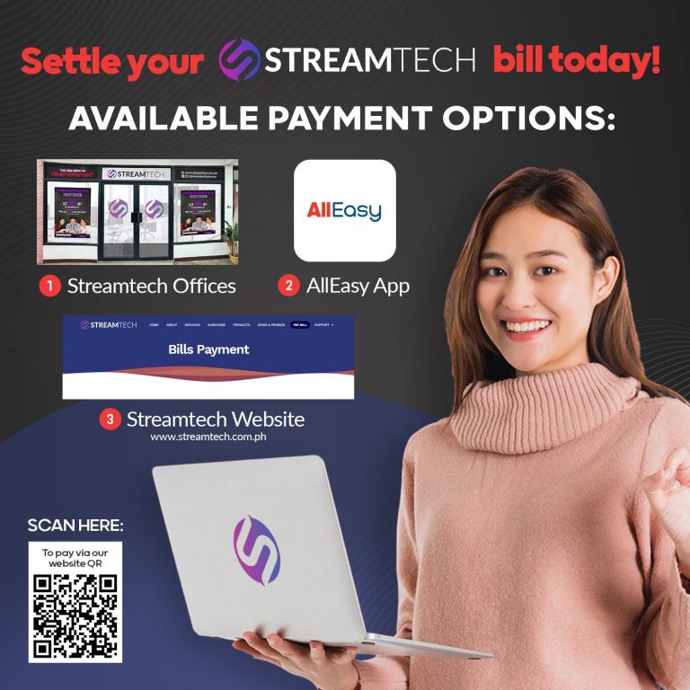 Fiber internet bills payment options - streamtech