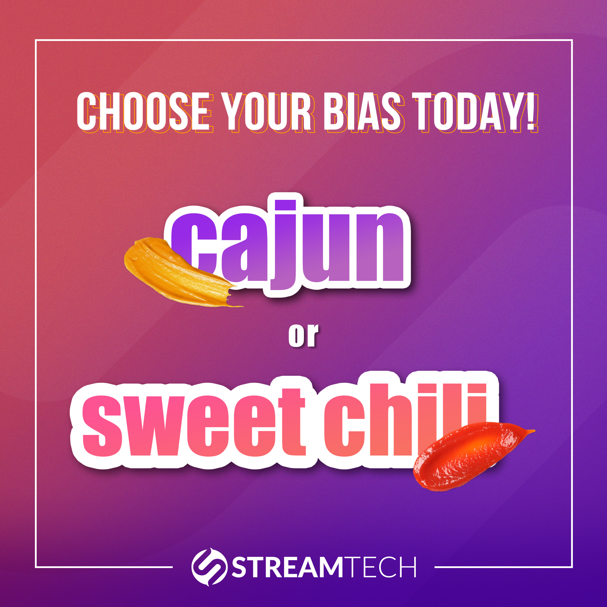 bts meal - sauce - fiber internet - streamtech