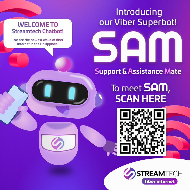 Viber support SAM - fiber internet - Streamtech