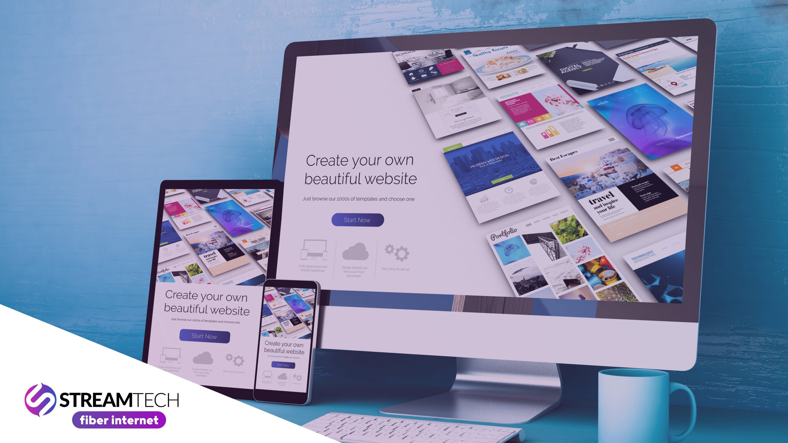 website builders for your business - streamtech fiber internet