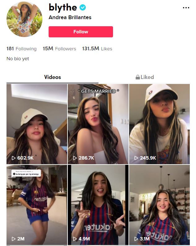 Andrea brilliantes - philippine tiktokers - streamtech fiber internet