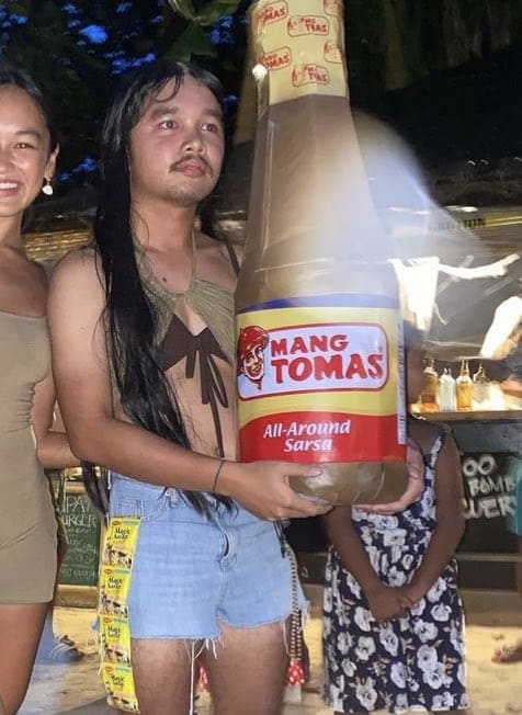 nadine lustre with mang tomas - halloween costumes - streamtech fiber internet